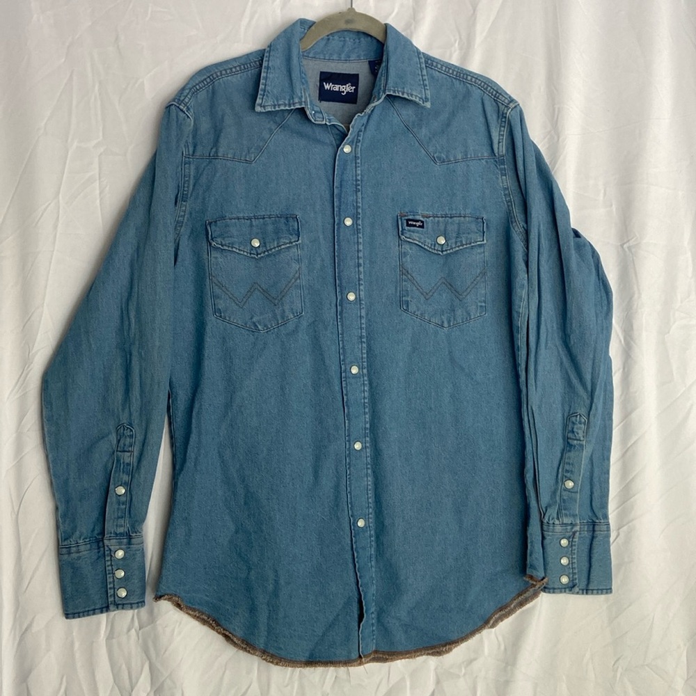 Wrangler pearl snap
